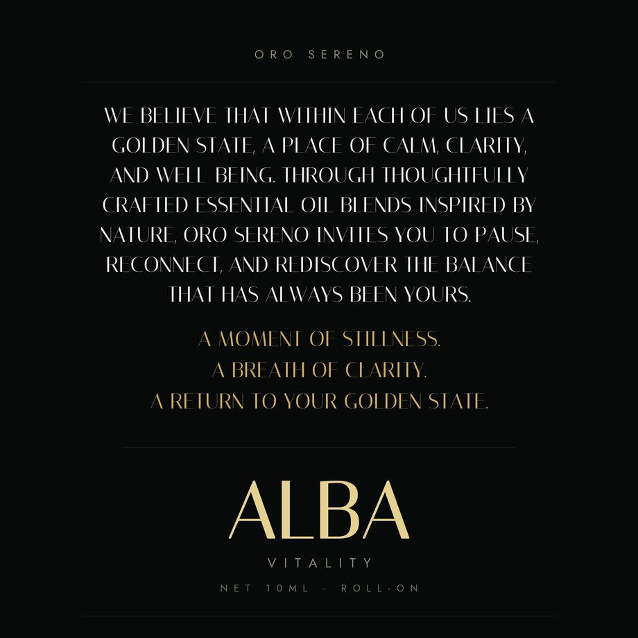 ALBA 10 ml roll-on label artwork