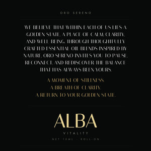 ALBA 10 ml roll-on label artwork