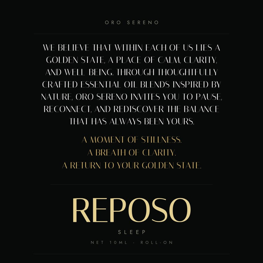 REPOSO 10 ml roll-on label artwork