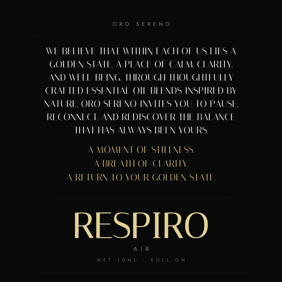 RESPIRO 10 ml roll-on label artwork