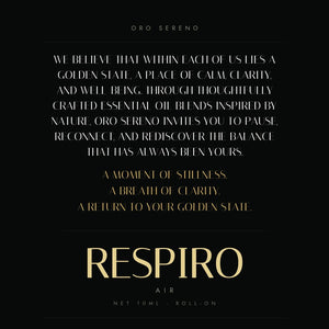 RESPIRO 10 ml roll-on label artwork